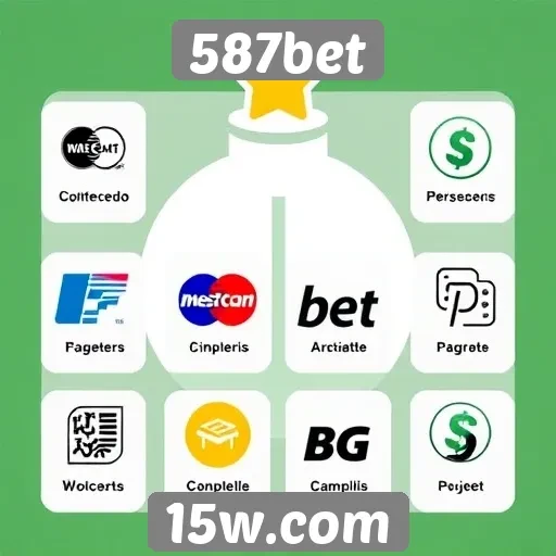 Métodos de pagamento disponíveis no 587bet